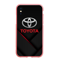 Чехол для iPhone XS Max матовый Toyota Тоёта