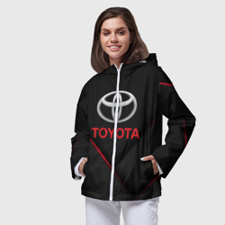Женская ветровка 3D Toyota Тоёта - фото 2