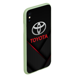 Чехол для iPhone XS Max матовый Toyota Тоёта - фото 2