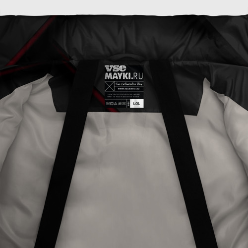 Мужская зимняя куртка 3D Toyota Тойота, цвет светло-серый - фото 7