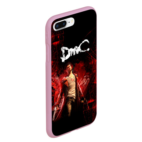 Чехол для iPhone 7Plus/8 Plus матовый devil may cry, цвет розовый - фото 3