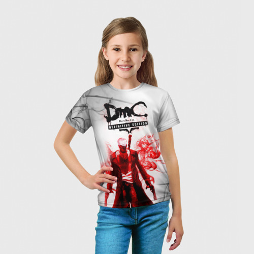 Детская футболка 3D devil may cry, цвет 3D печать - фото 5