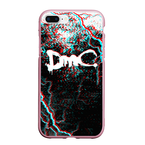 Чехол для iPhone 7Plus/8 Plus матовый DEVIL MAY CRY (DMC), цвет розовый