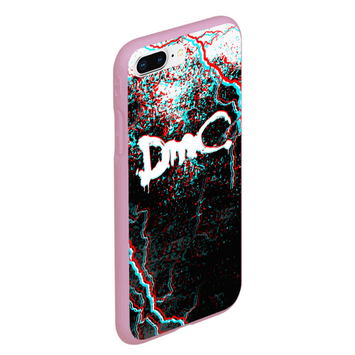 Чехол для iPhone 7Plus/8 Plus матовый DEVIL MAY CRY (DMC), цвет розовый - фото 3