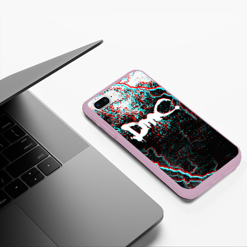 Чехол для iPhone 7Plus/8 Plus матовый DEVIL MAY CRY (DMC), цвет розовый - фото 5