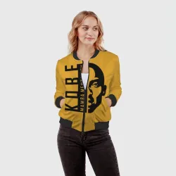 Женский бомбер 3D Kobe Mamba mentality - фото 2