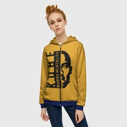 Женская толстовка 3D на молнии Kobe Mamba mentality - фото 2