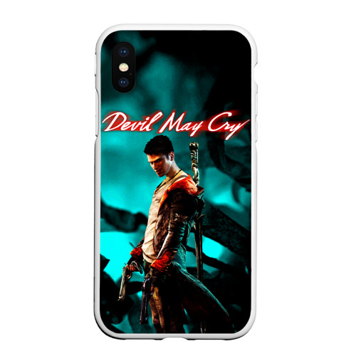 Чехол для iPhone XS Max матовый DEVIL MAY CRY, цвет белый