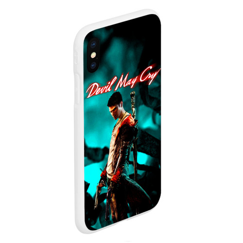 Чехол для iPhone XS Max матовый DEVIL MAY CRY, цвет белый - фото 3