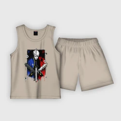 Детская пижама с шортами хлопок DMC