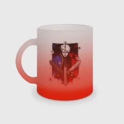 Кружка матовая стеклянная DMC