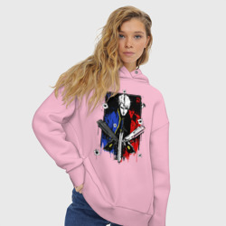 Женское худи Oversize хлопок DMC - фото 2