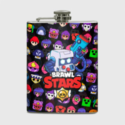 Фляга Brawl Stars 8 bit паттерн