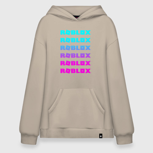 Худи SuperOversize хлопок Roblox, цвет миндальный