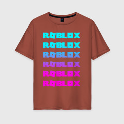 Женская футболка хлопок Oversize Roblox