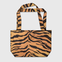 Пляжная сумка 3D Тигриный камуфляж