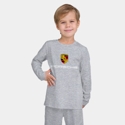 Детская пижама с лонгсливом хлопок Porsche Порше - фото 2
