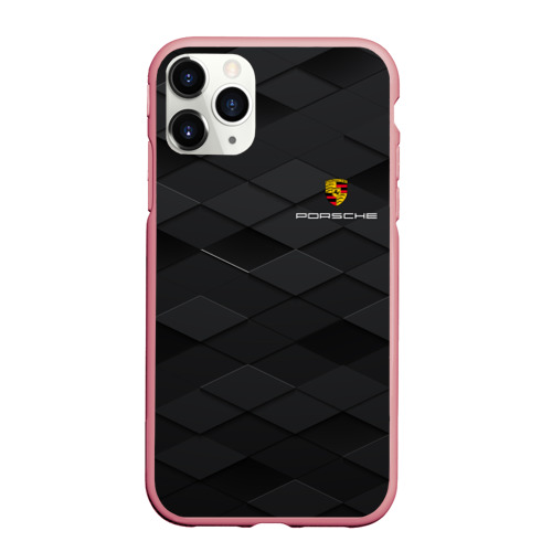 Чехол для iPhone 11 Pro Max матовый Porsche Порше, цвет баблгам