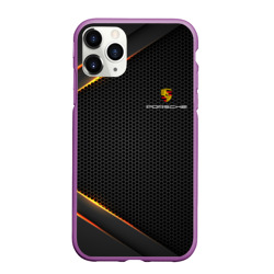 Чехол для iPhone 11 Pro Max матовый Porsche Порш