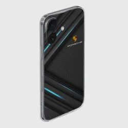 Чехол для iPhone 16 силиконовый с защитой камеры Porsche Порше - фото 2