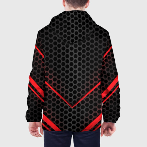 Мужская куртка 3D с принтом PORSCHE, вид сзади #2