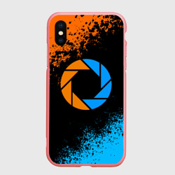 Чехол для iPhone XS Max матовый Portal портал
