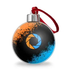 Ёлочный шар Portal портал