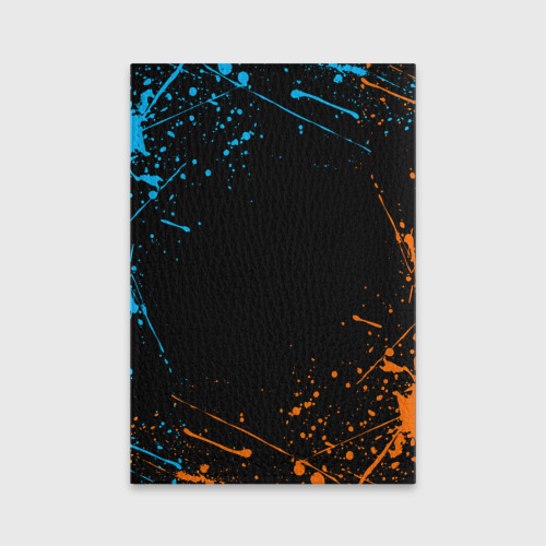 Обложка для паспорта матовая кожа Portal, цвет черный - фото 2