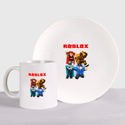 Набор: тарелка + кружка Roblox
