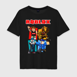 Мужская футболка хлопок Oversize Roblox