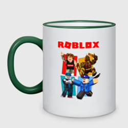 Кружка двухцветная Roblox