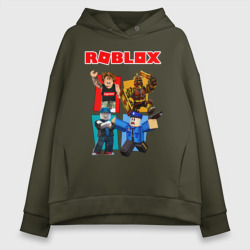 Женское худи Oversize хлопок Roblox