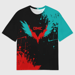 Женская футболка oversize 3D DMC