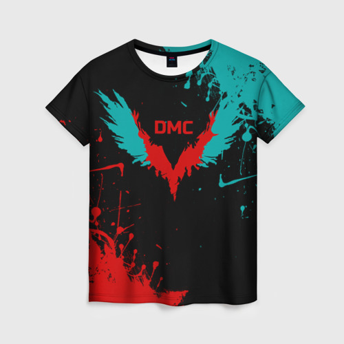 Женская футболка 3D DMC, цвет 3D печать