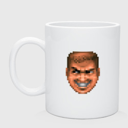 Кружка керамическая Doom Guy Happy Face