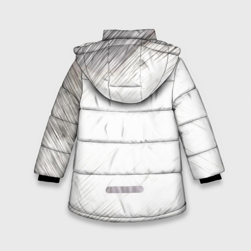 Зимняя куртка для девочек 3D Чудо, цвет светло-серый - фото 2