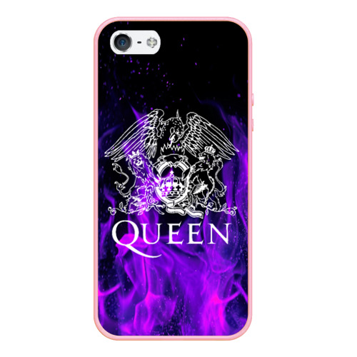 Чехол для iPhone 5/5S матовый Queen Фредди Меркьюри, цвет баблгам