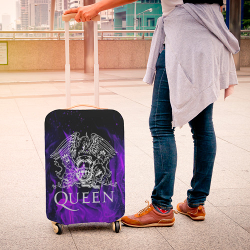 Чехол для чемодана 3D Queen Фредди Меркьюри, цвет 3D печать - фото 4