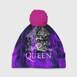 Шапка 3D c помпоном Queen Фредди Меркьюри