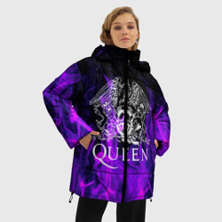 Женская зимняя куртка Oversize Queen Фредди Меркьюри - фото 2