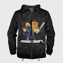 Мужская ветровка 3D Minecraft Майнкрафт