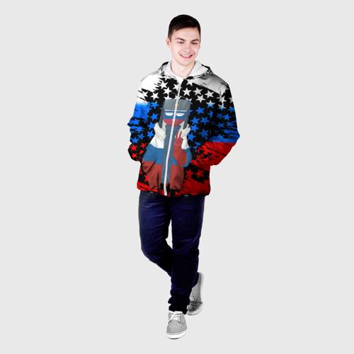 Мужская куртка 3D CountryHumans, цвет 3D печать - фото 3