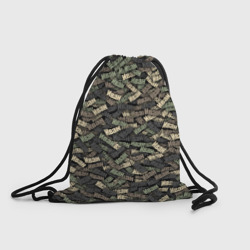 Рюкзак-мешок 3D Именной камуфляж Иван