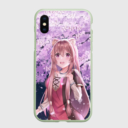 Чехол для iPhone XS Max матовый Восхождение героя щита