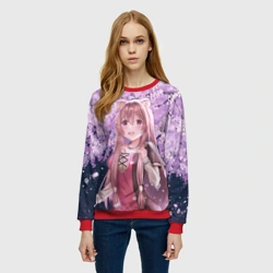 Женский свитшот 3D Восхождение героя щита - фото 2