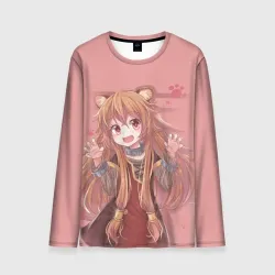 Мужской лонгслив 3D Raphtalia
