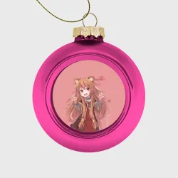 Ёлочный шар стеклянный/пластиковый Raphtalia