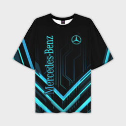 Мужская футболка oversize 3D Mercedes-Benz