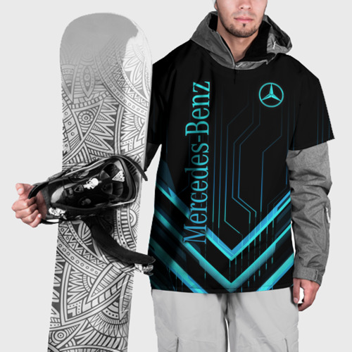 Накидка на куртку 3D Mercedes-Benz, цвет 3D печать