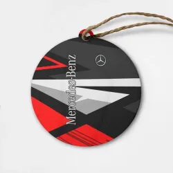 Деревянная игрушка круг Mercedes-Benz